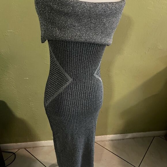 Gabriella Rocha Gray Cowl Neck Sweater - Picture 4 of 10